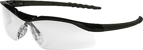 Crews Dallas® DL110AF Safety Glasses, Black Frame, Clear Anti-fog Lens
