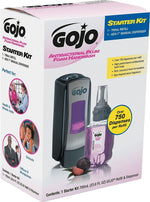 Gojo ADX-7 Antibacterial Foam Handwash Kit, 700mL, Manual, Chrome/Black (GOJ871204)