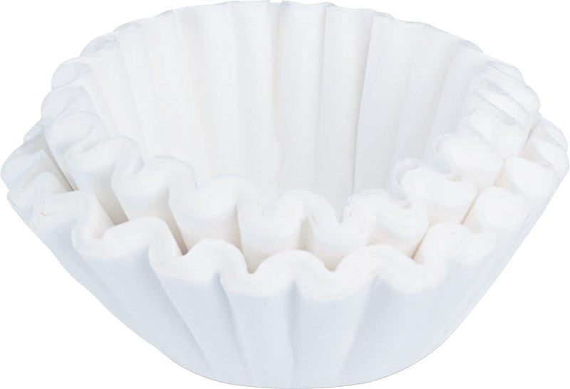 Bunn 10-Cup Paper Coffee Filter, Basket, 1000/Carton (BUNA101M500S)