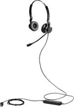 Jabra 2300 Noise Canceling Stereo Headset Microphone, Over-the-Head, Black (2399-829-109)
