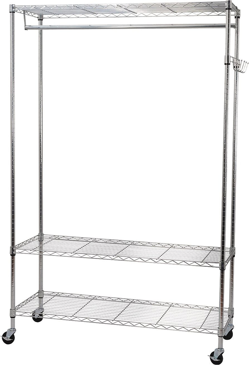 Alera™ Wire Shelving Garment Rack, 48"x18"