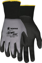 MCR Safety Memphis Ninja Flex Seamless Nylon Knit Gloves, X-Large, Gray/Black, 12 Pairs (N96790XL)
