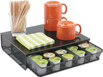 Safco Onyx One Drawer Steel Hospitality Organizer, Black (3274BL)