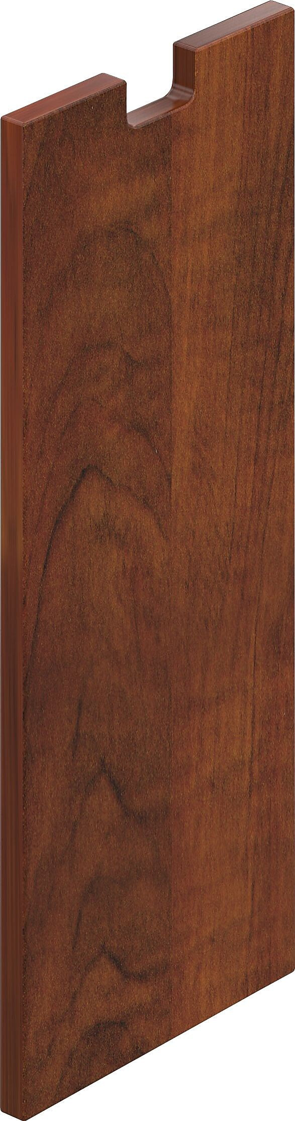 Offices To Go 12" Wide Half End Panel, American Dark Cherry, 28"H x 12"W x 1"D
