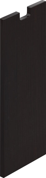 Offices To Go 12" Wide Half End Panel, American Espresso, 28"H x 12"W x 1"D