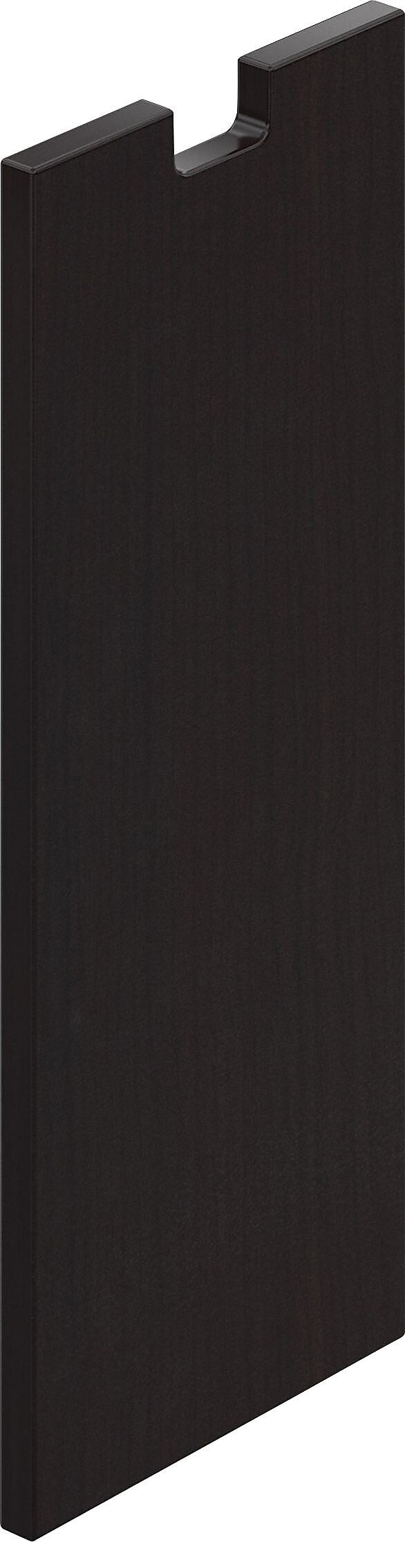 Offices To Go 12" Wide Half End Panel, American Espresso, 28"H x 12"W x 1"D