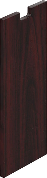 Offices To Go 12" Wide Half End Panel, American Mahogany, 28"H x 12"W x 1"D