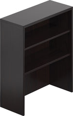 Offices To Go 36" Wide Table Top Bookcase, American Espresso, 2-Shelf, 36"H