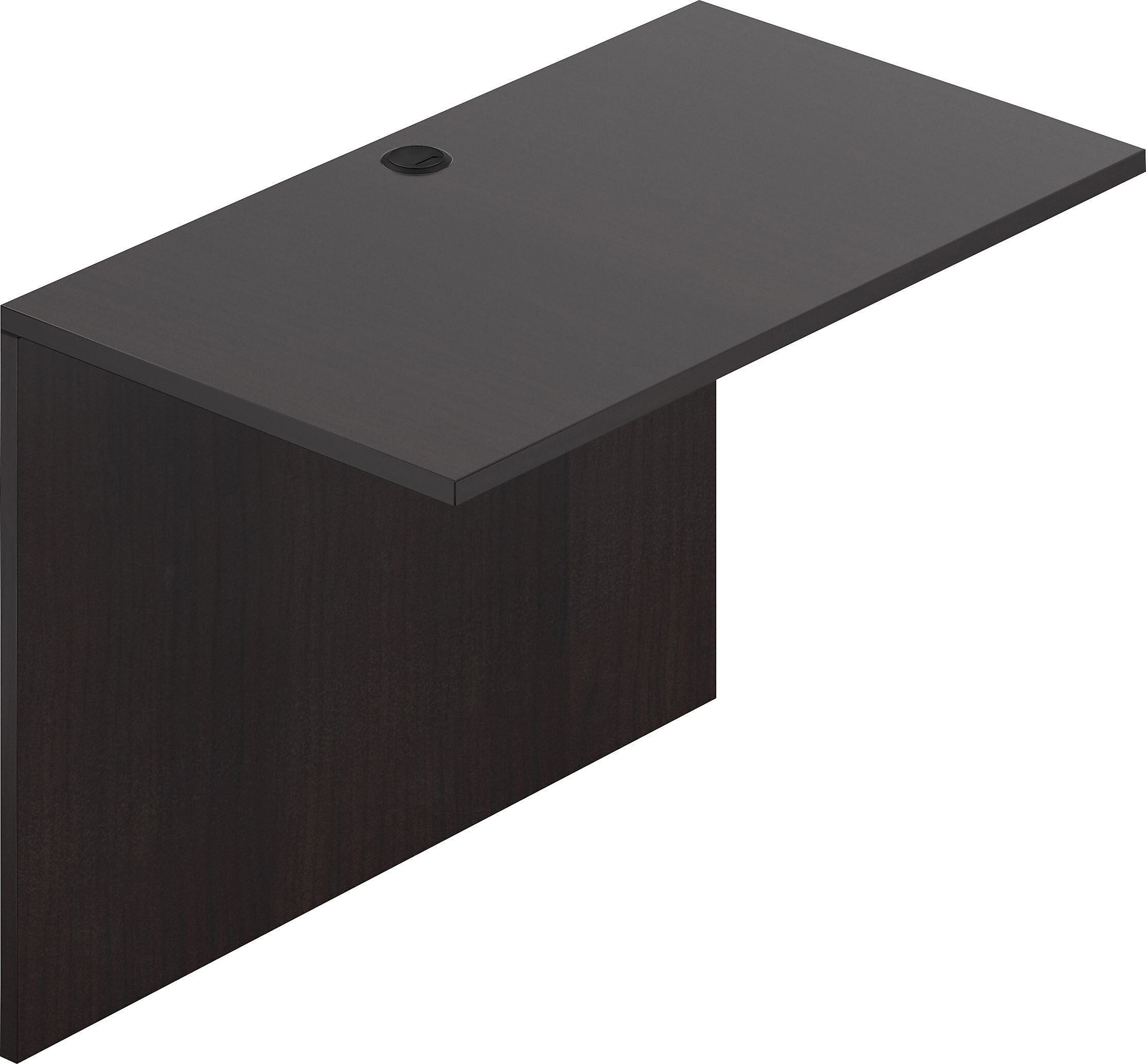 Offices To Go 42" Wide Flush Bridge, American Espresso, 29 1/2"H x 42"W x 24"D