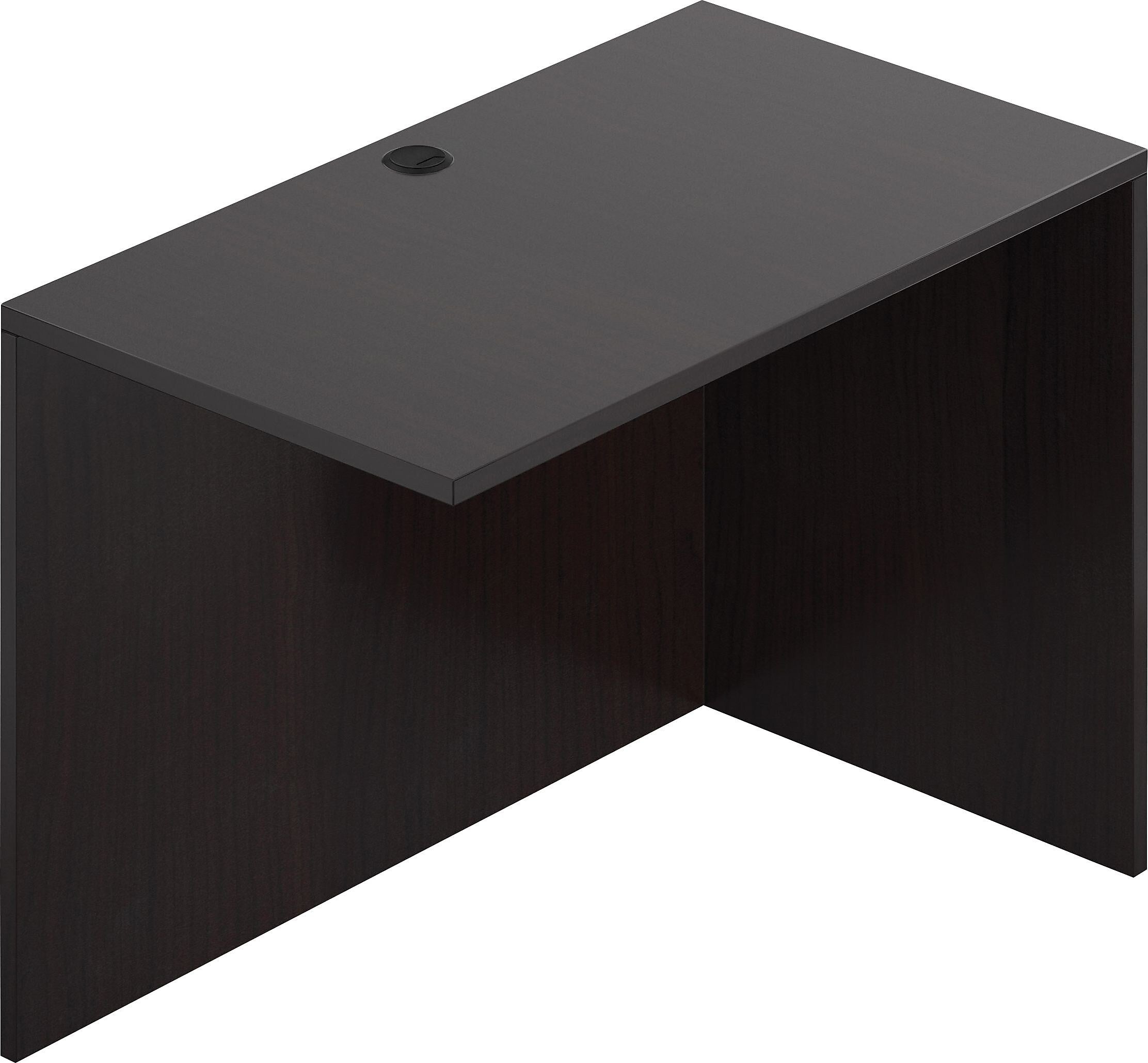 Offices To Go 42" Wide Standard Return, American Espresso, 29.5"H x 42"W x 24"D