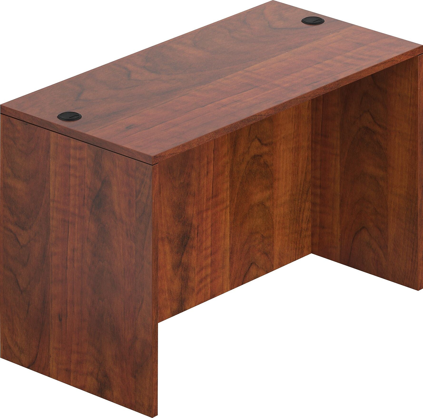 Offices To Go 48" Wide Rectangular Desk Shell, American Dark Cherry, 29 1/2"H x 48"W x 24"D