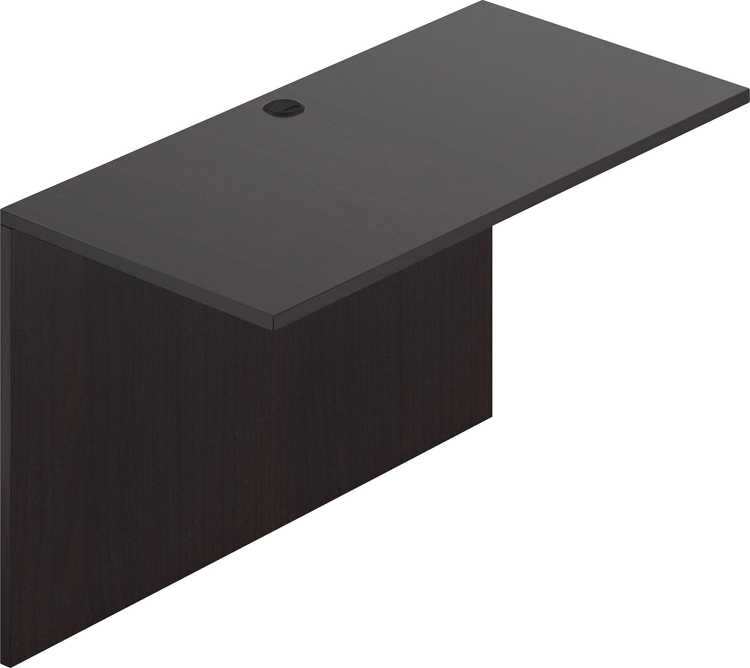 Offices To Go 48" Wide Flush Bridge, American Espresso, 29 1/2"H x 48"W x 24"D