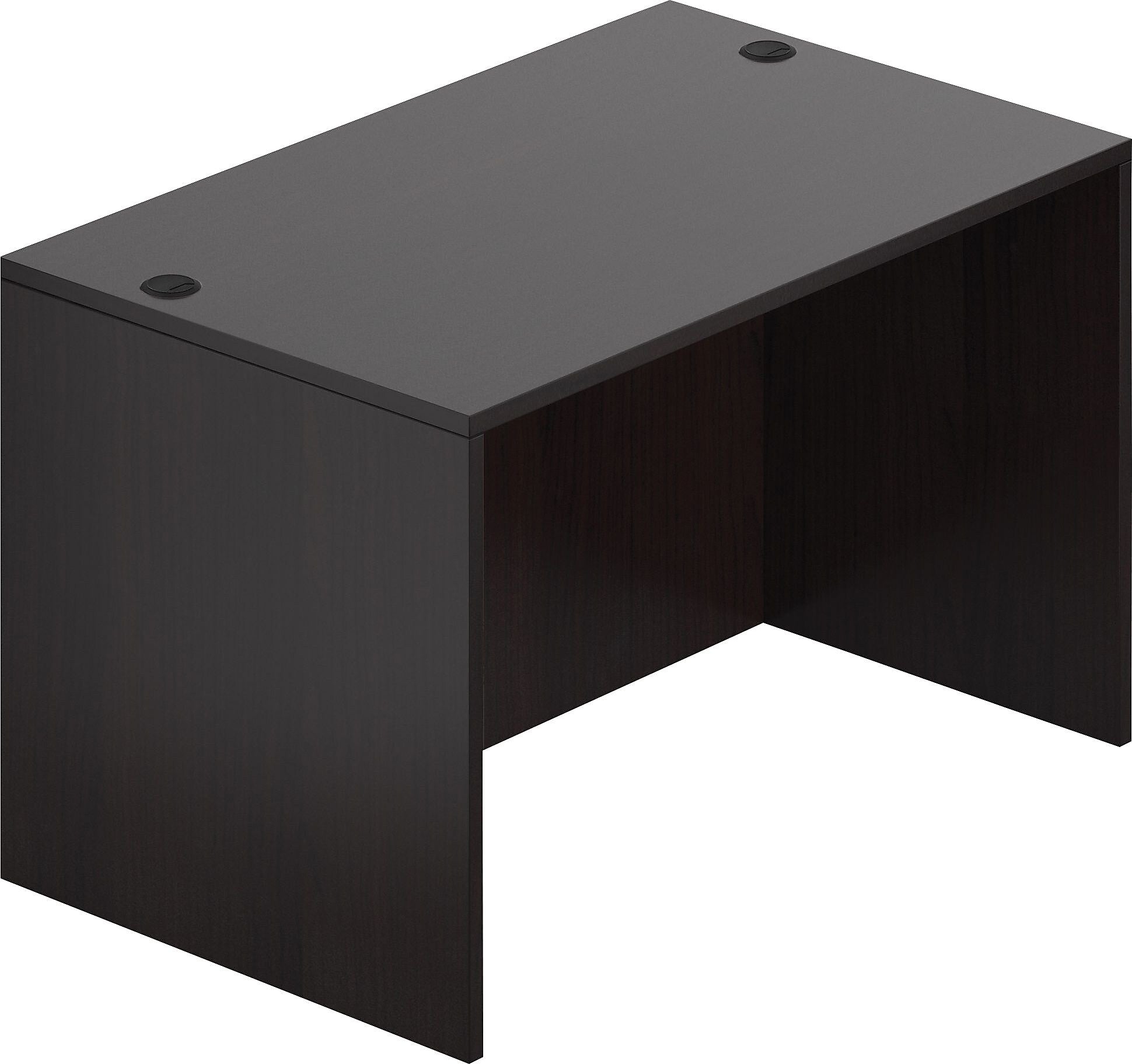 Offices To Go 48" Rectangular Desk Shell, American Espresso, 29 1/2"H x 48"W x 30"D