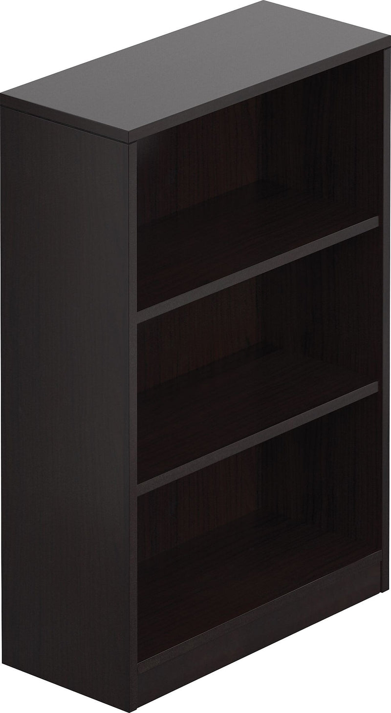 Offices To Go Superior Laminate Bookcase, American Espresso, 2-Shelf, 48"H