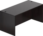 Offices To Go 66" Rectangular Desk Shell, American Espresso, 29 1/2"H x 66"W x 30"D