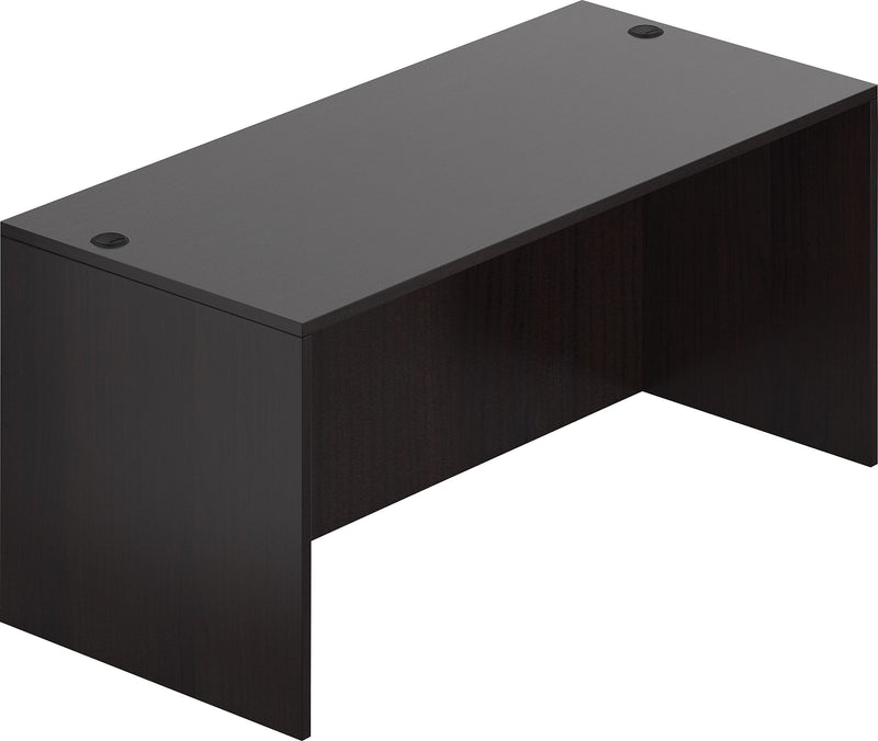 Offices To Go 66" Rectangular Desk Shell, American Espresso, 29 1/2"H x 66"W x 30"D