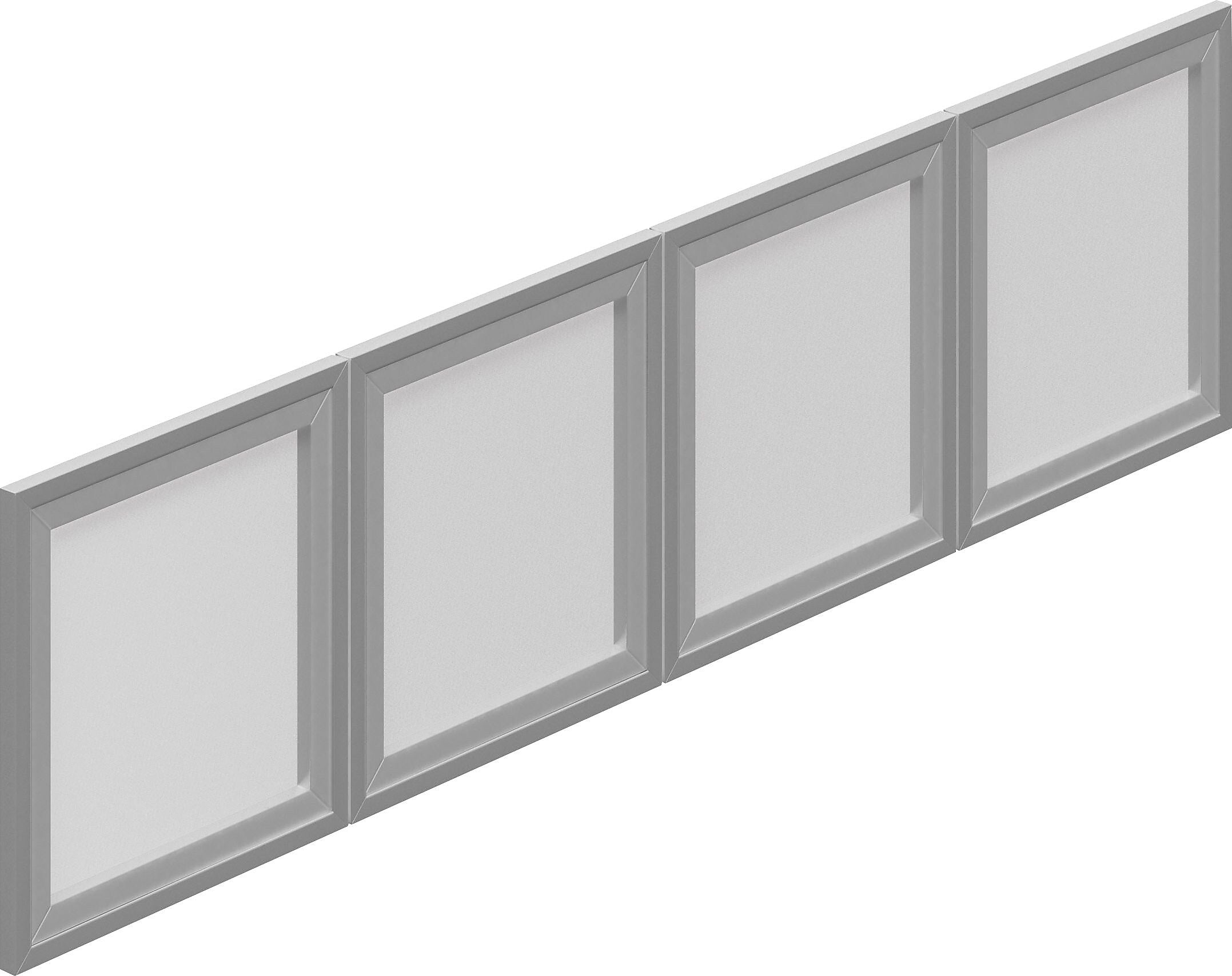 Offices to Go 66" Wide Doors For 66" Hutch, Silver (SL66SIDR)