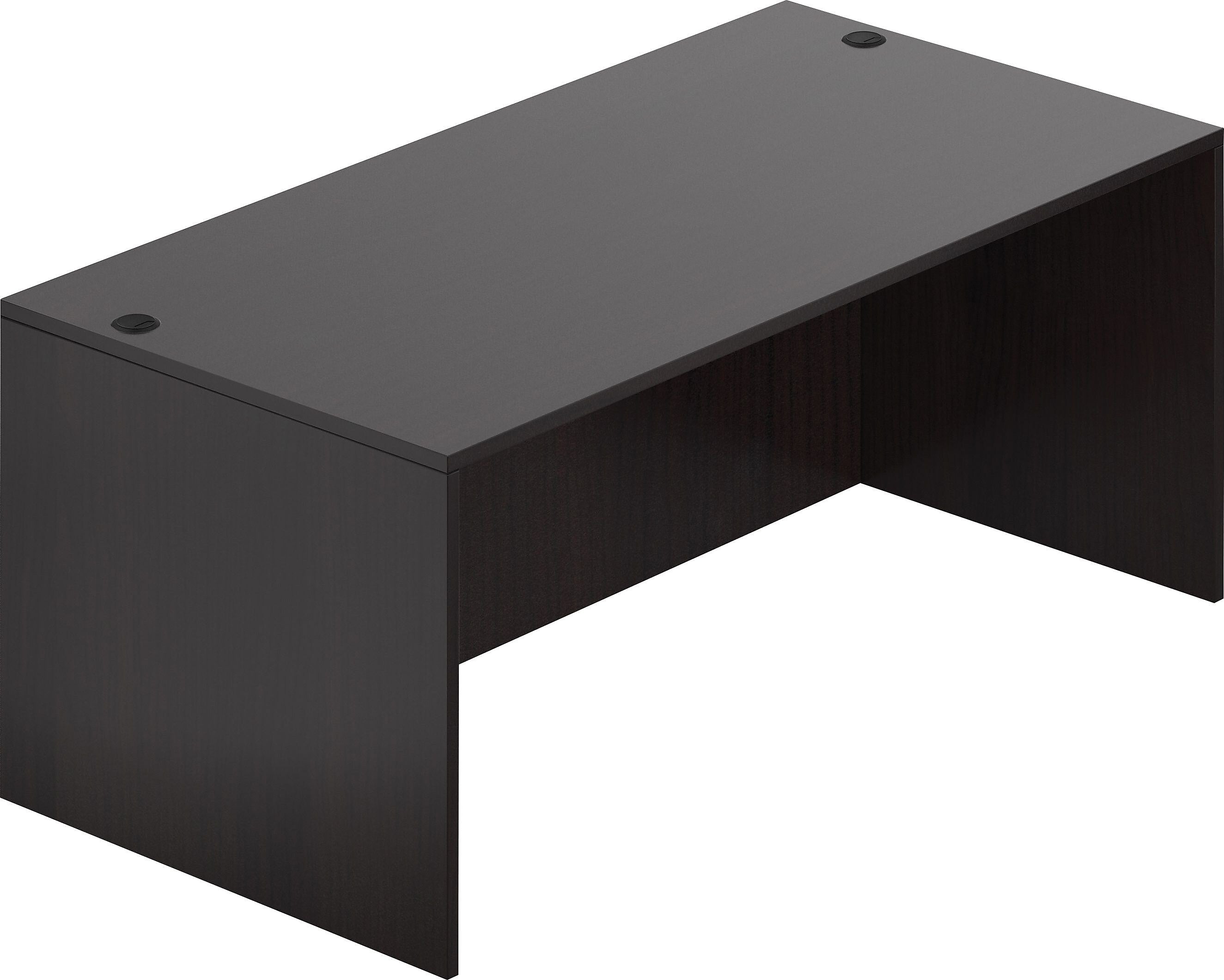 Offices To Go 71" Wide Rectangular Desk Shell, American Espresso, 29 1/2"H x 71"W x 36"D