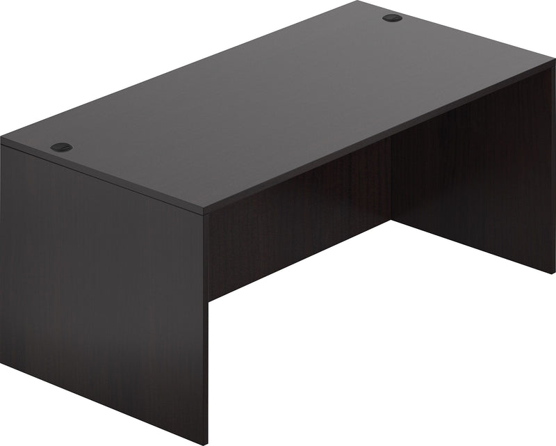 Offices To Go 71" Wide Rectangular Desk Shell, American Espresso, 29 1/2"H x 71"W x 36"D