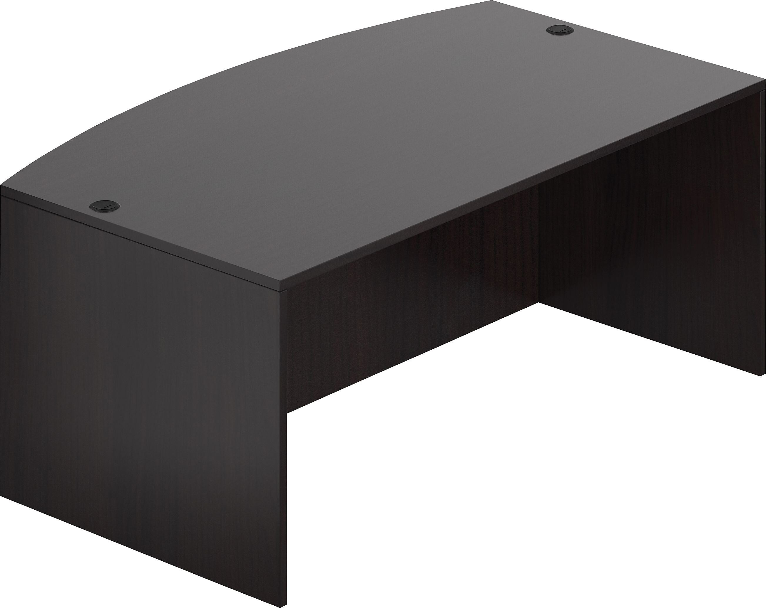 Offices To Go 71"W Bow Front Desk Shell, American Espresso (TDSL7141BDS-AEL)