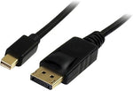 StarTech 6 ft Mini DisplayPort to DisplayPort Adapter Cable - M/M