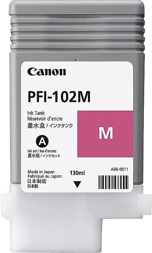 Canon 102 Magenta Standard Yield Ink Cartridge (0897B001)