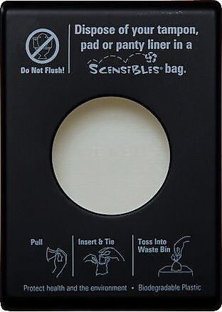 Scensibles Plastic Standard Dispenser, Black (SDBL)