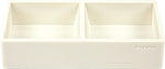 Poppin Softie This + That 2-Compartment Silicone Accessory Tray, White (100439)