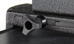 Kelly Lockable CPU Holder, Black, 3 1/2" - 9 3/10"W x 12 1/2" - 22 1/2"D