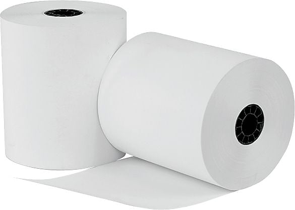 uAccept POS Thermal Paper Rolls, 3 1/8" x 220', 12 Rolls/Pack (MA812)