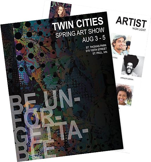 Standard Flyers, 11" x 8-1/2", w/ Backside, Qty 2500