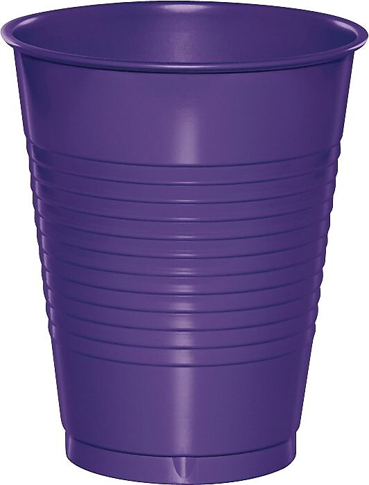 Creative Converting Purple Plastic Cups, 60 Count (DTC28115081TUMB)
