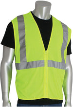 Protective Industrial Products Safety Vest, Yellow, 4X, 10/PK (302-MVGZLY-10-4X)