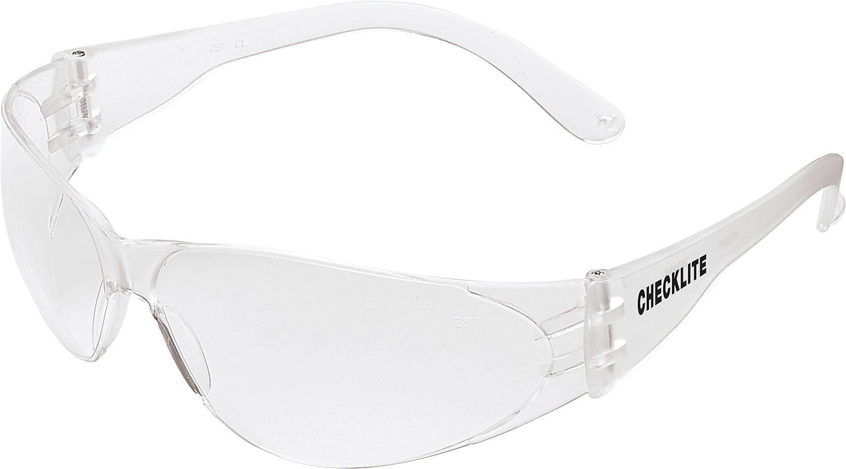 MCR Safety Checklite Polycarbonate Safety Glasses, Clear Lens (CL010)