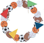 Craft Express Sports Wreath Craft Kit, 12/Pack (CE4024)