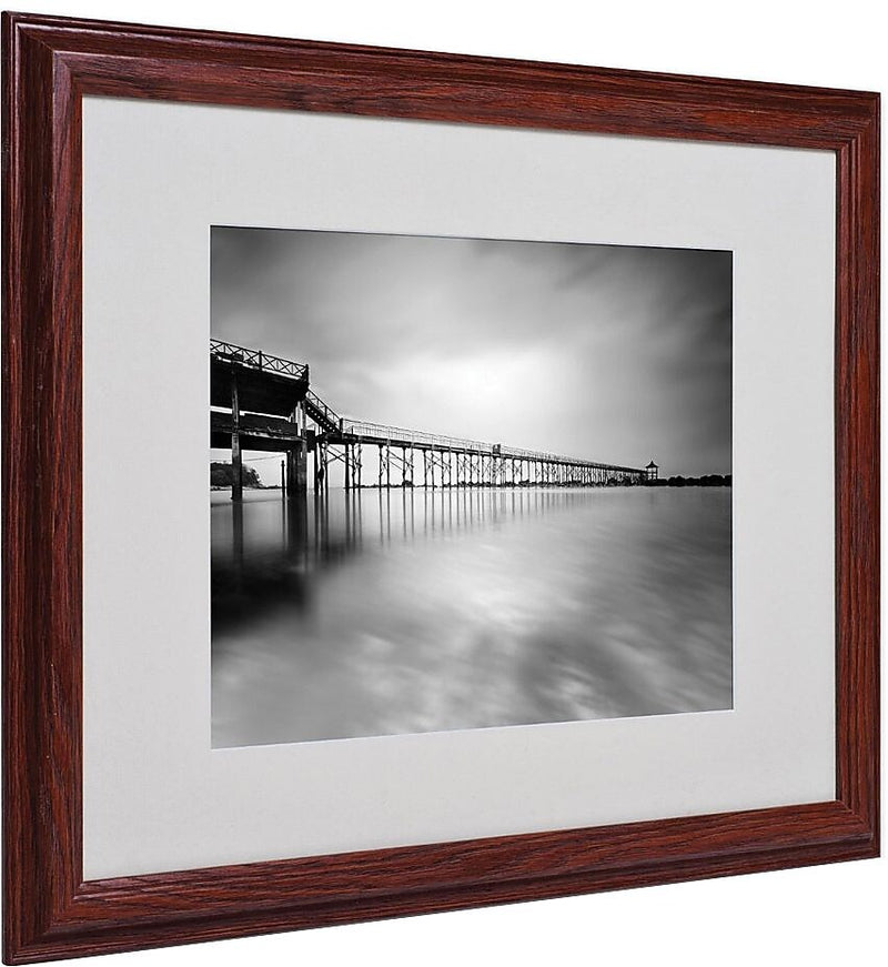 Trademark Fine Art 'Bedimmed' 16" x 20" Wood Frame Art