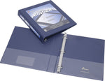 AbilityOne SKILCRAFT 1" View Binders, D-Ring, Blue (NSN4621388)