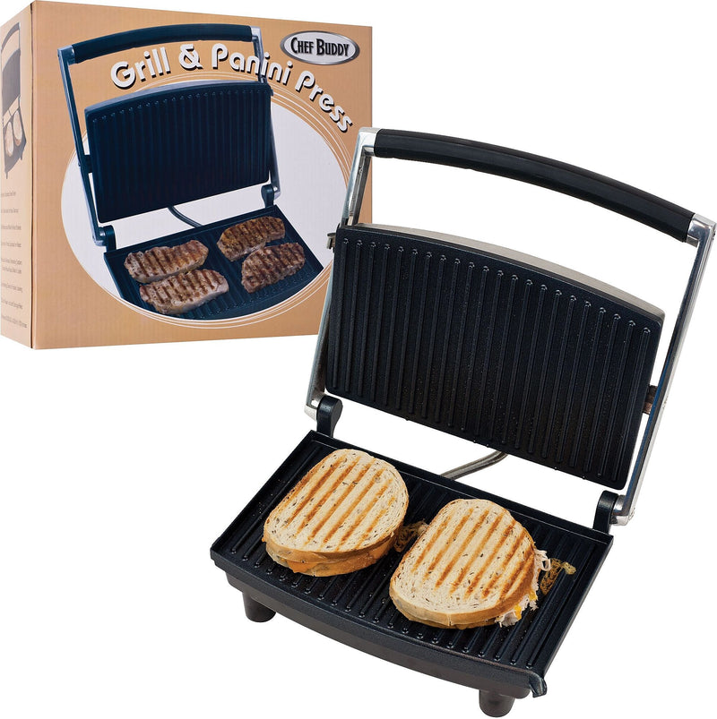 Chef Buddy Non Stick Grill and Panini Press