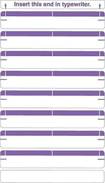 Medical Arts Press Type-On Write-On Sheet Style Labels, Purple (32704)