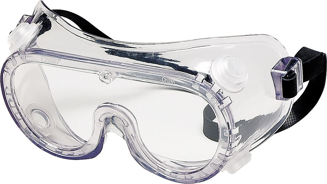 Chemical Safety Goggles, Clear Lens