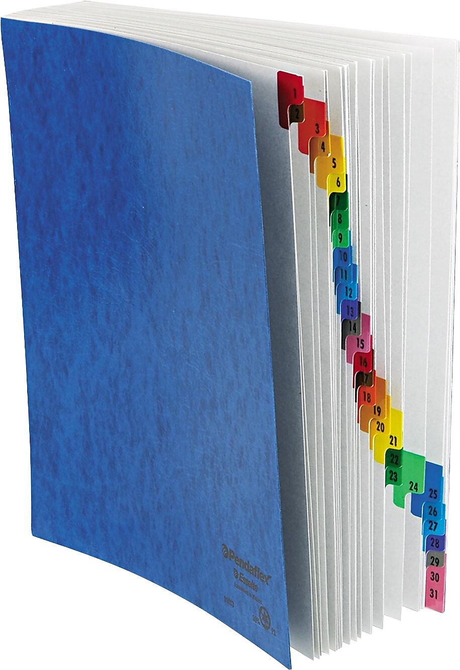 Pendaflex Pressboard Indexed Desk File, Numerical Index, Blue (11013EE)
