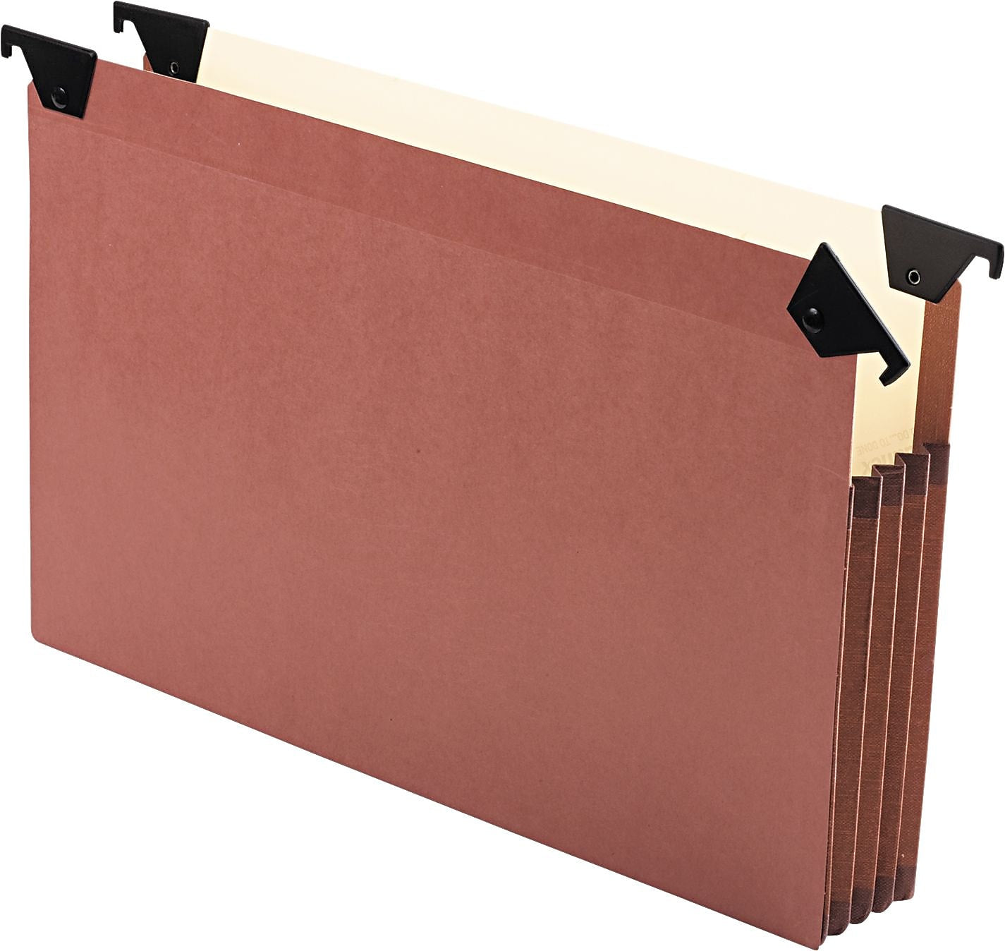 Pendaflex Premium Reinforced Letter Size, Expanding File With 3 1/2" Expansion, Redrope, 5/Box (45432)