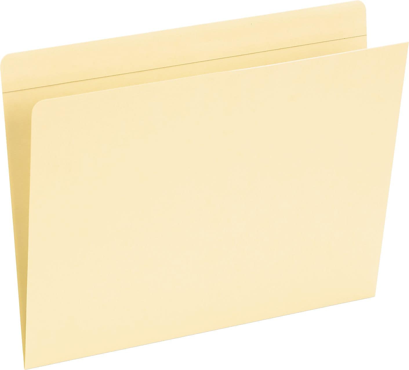 Pendaflex Recycled File Folder, Straight Cut, Letter Size, Manila, 50/Box (16651)