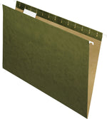 Pendaflex Hanging File Folders, 1/5 Tab, Legal, Standard Green, 25/Box (ESS81622)