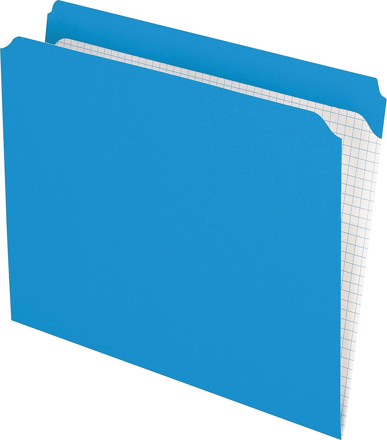 Pendaflex Recycled File Folder, Straight Cut, Letter Size, Blue, 100/Box (R152 BLU)