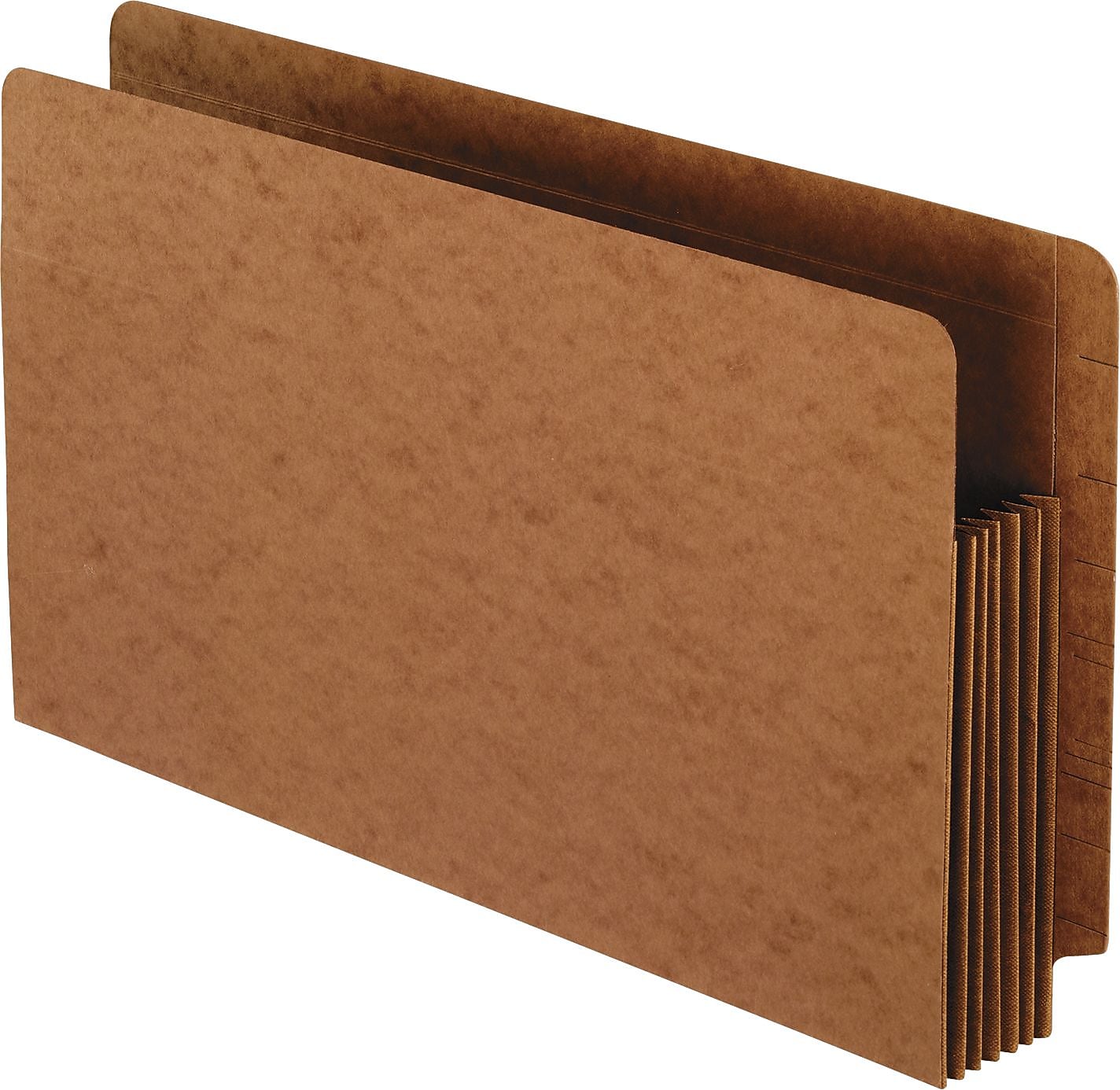 Pendaflex Reinforced File Pocket, 5 1/4" Expansion, Legal Size, Redrope, 10/Box (95565)