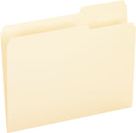 Pendaflex Essentials File Folder, 3 Tab, Letter Size, Manila, 100/Box (PFX 752 1/3-3)