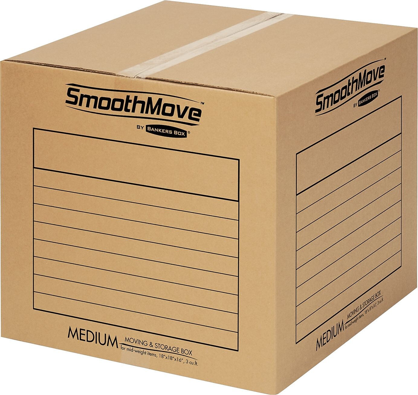 Bankers Box SmoothMove 18" x 18" Moving Box, 20/Bundle (7713901)