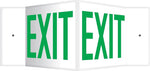 Accuform Exit Projection Sign, Green/White, 8"H x 12"W (PSP339)