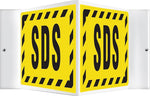 Accuform SDS Projection Sign, 8"H x 12"W (PSP395)